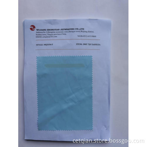 100% Polyester 290t 72f Taffeta p/d